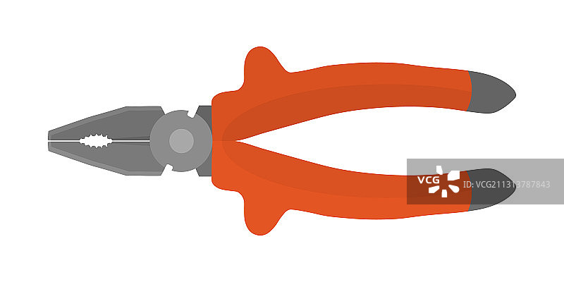 老虎钳工具（扁平）图片素材