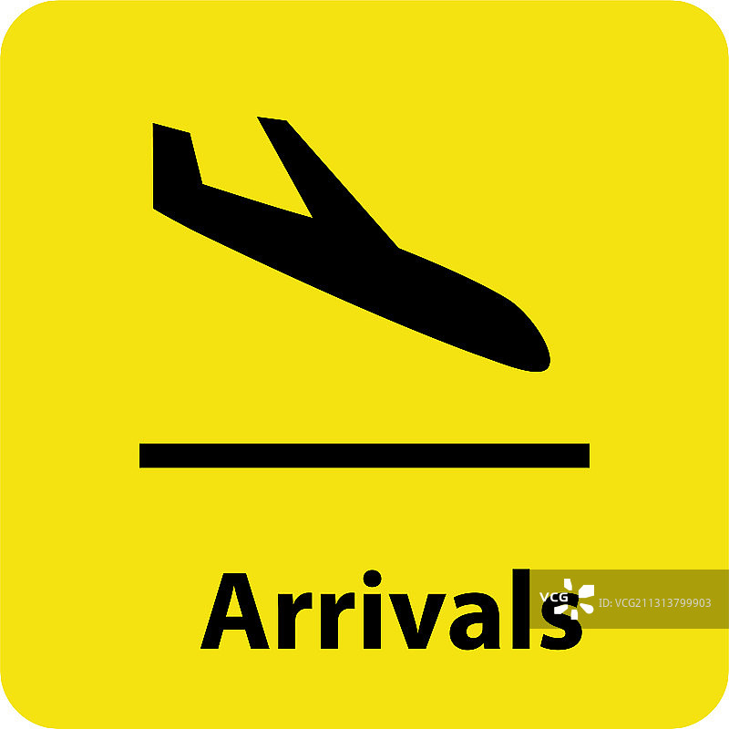 机场标志和符号图标设计模板图片素材