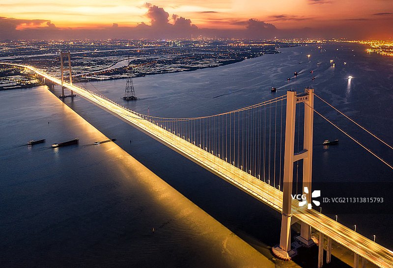 南沙大桥图片素材