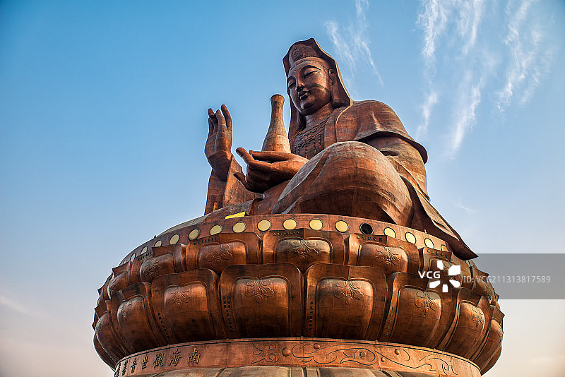 西樵山观音像图片素材