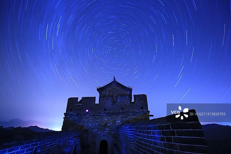 将军楼观星图片素材