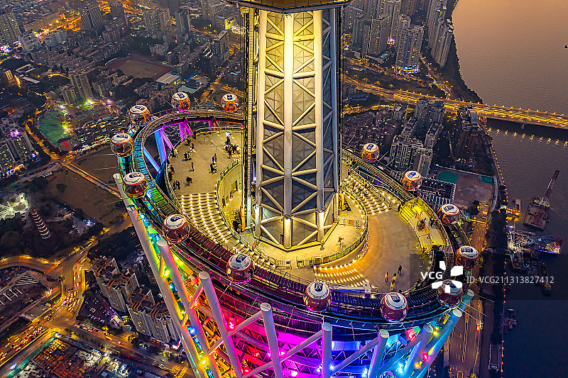 俯瞰世界最高摩天楼图片素材