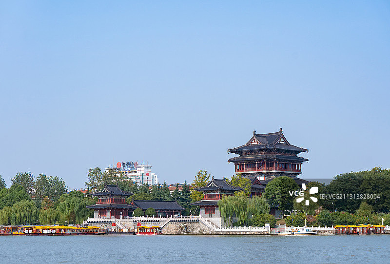 泰州望海楼建筑风光图片素材