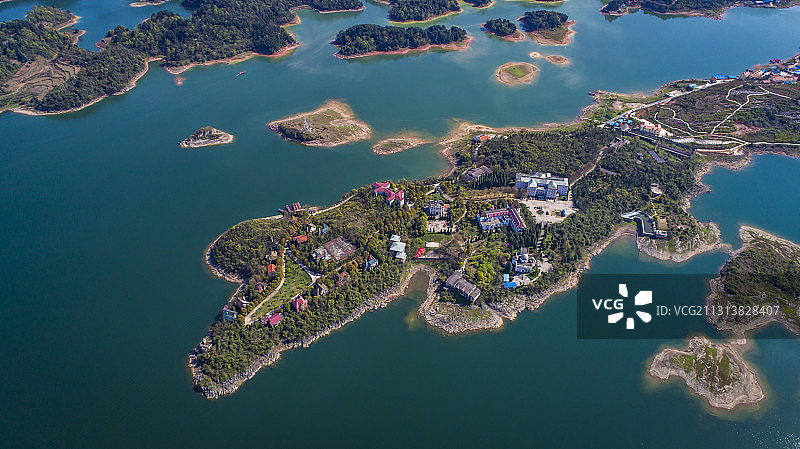 贵州清镇红枫湖图片素材