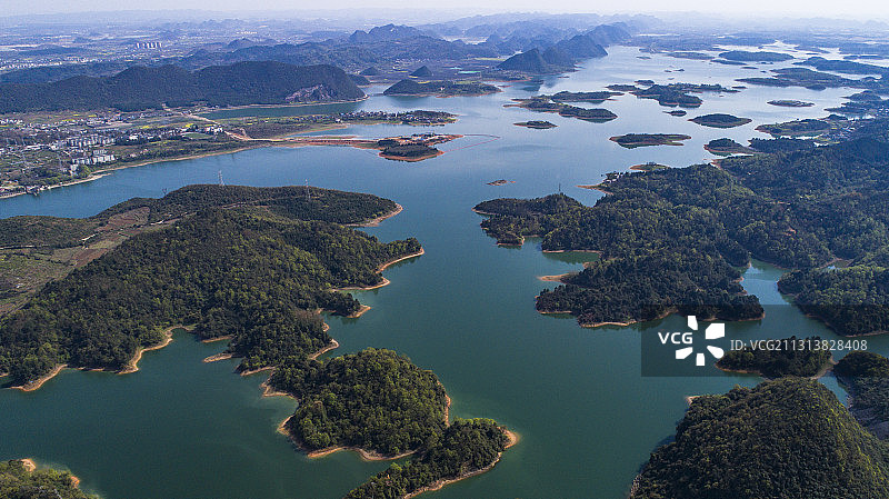 贵州清镇红枫湖图片素材