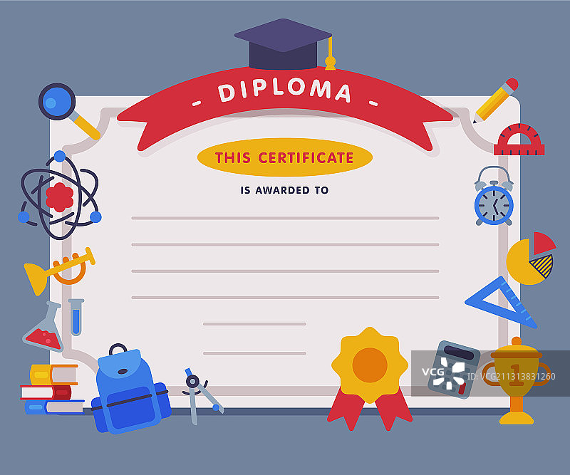 学校文凭模板感谢学校图片素材