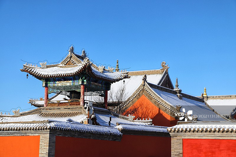 锡林浩特贝子庙图片素材