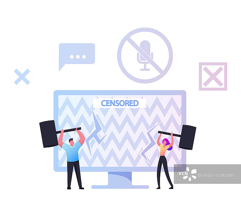 小男人和女人用巨大的图片素材