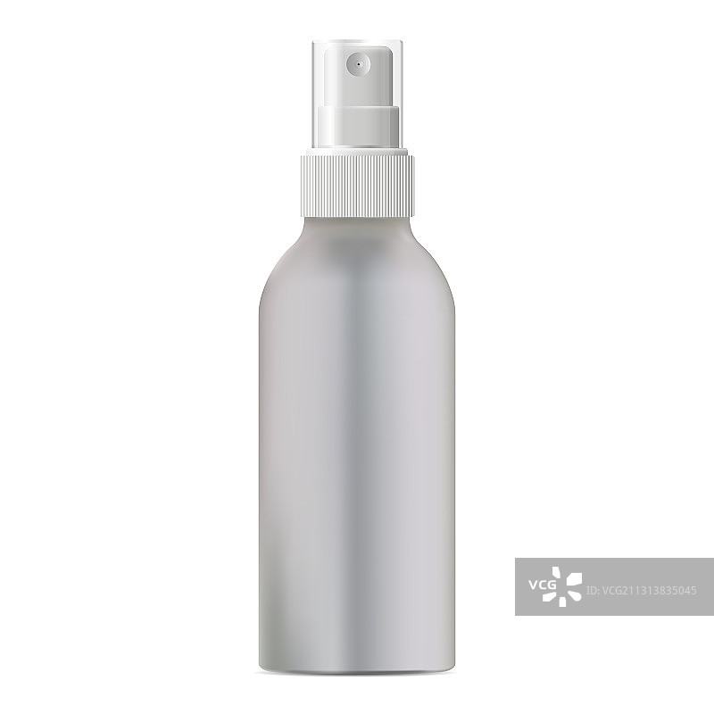 铝制气雾喷雾罐模型图片素材