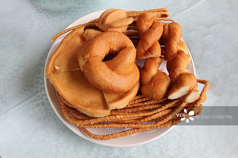 宁夏回族小吃油香图片素材