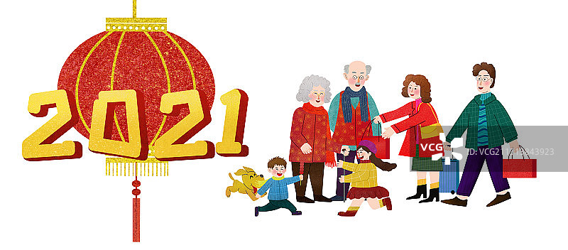 探望 回家 全家福 温馨家庭 相伴 春节 包装图片素材