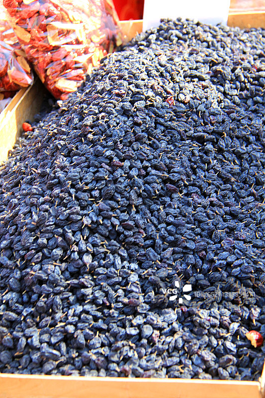 新疆特产：吐鲁番葡萄干图片素材