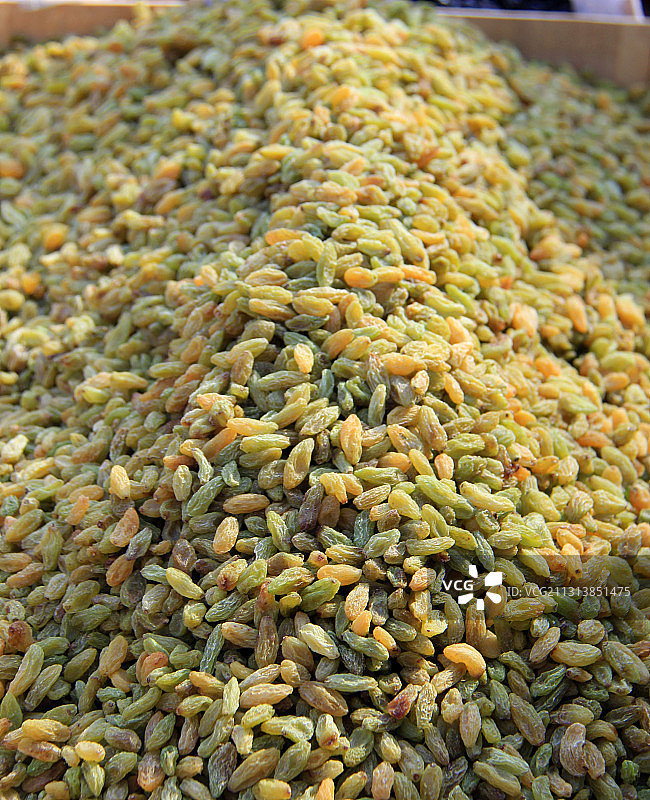 新疆特产：吐鲁番葡萄干图片素材