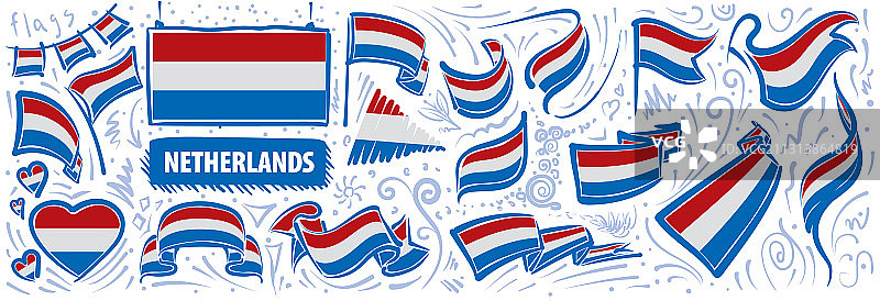 荷兰国旗图片素材