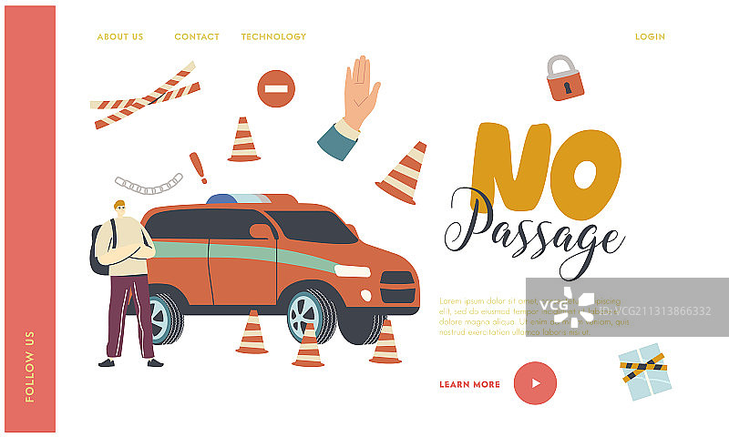 禁停标志图片素材