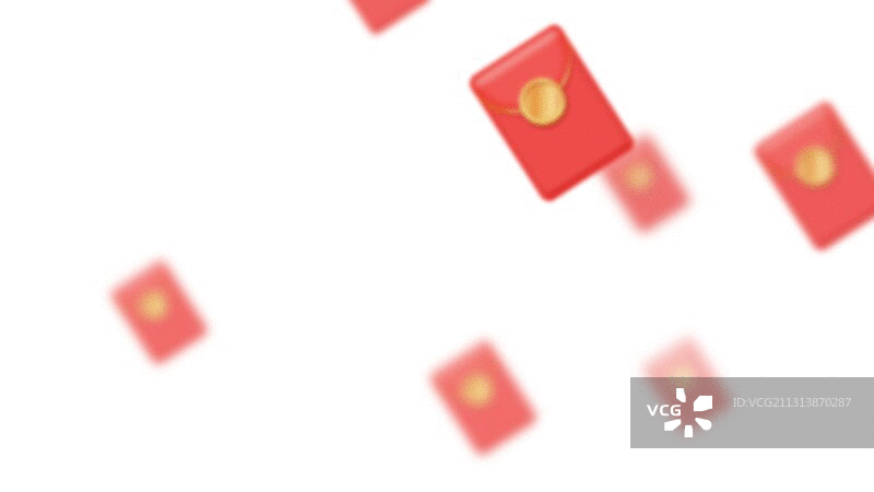 红包雨GIF图片素材