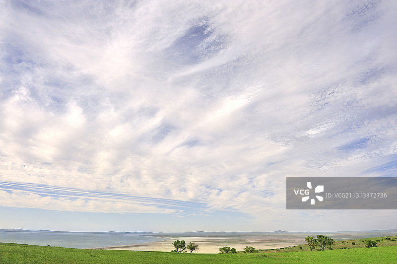 内蒙古克达里诺尔湖风光图片素材