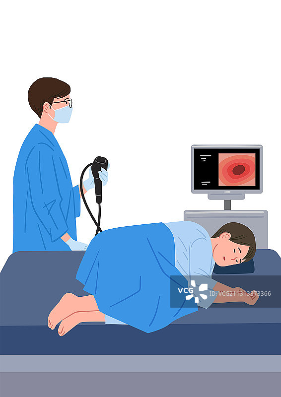 人群，健康生活，健康检查，医院，内窥镜，医生图片素材