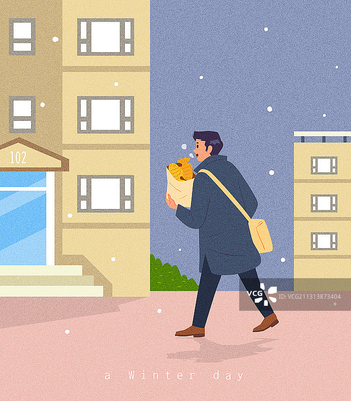 冬季、生活方式、公寓、回家、鲷鱼烧图片素材