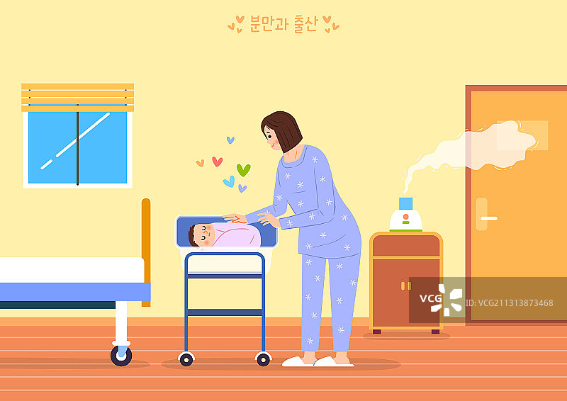 怀孕、分娩、分娩准备、婴儿、新生儿、加湿器图片素材