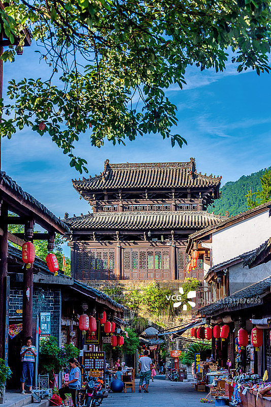 中国四川广元昭化古城瞻凤门图片素材