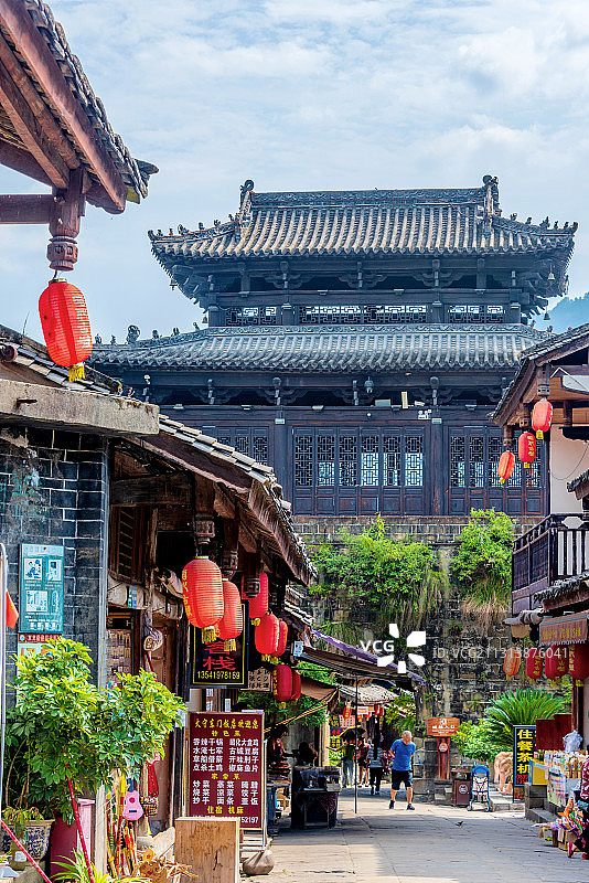 中国四川广元昭化古城瞻凤门图片素材