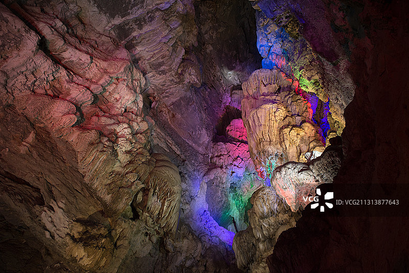 广西崇左靖边通灵大峡谷图片素材