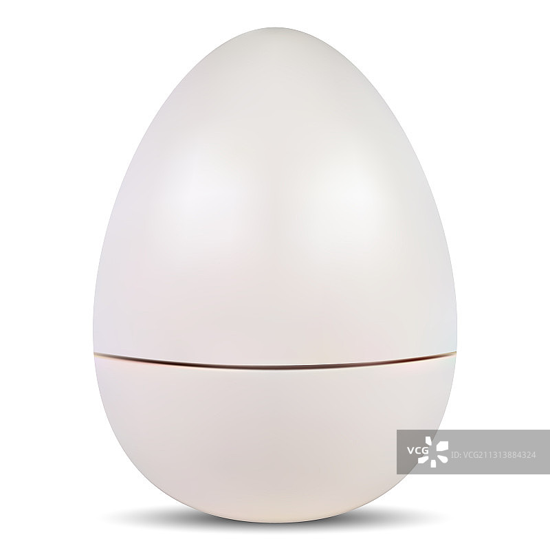 鸡蛋造型化妆品润唇膏圆形包装模型图片素材