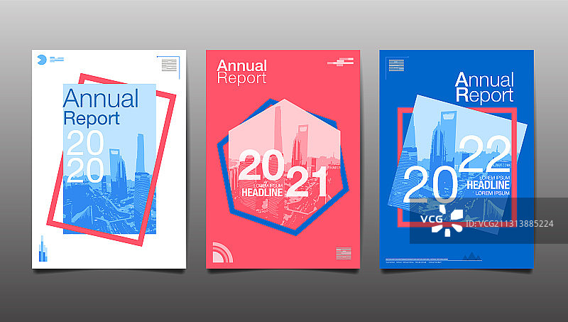 2020-2023年年度报告图片素材