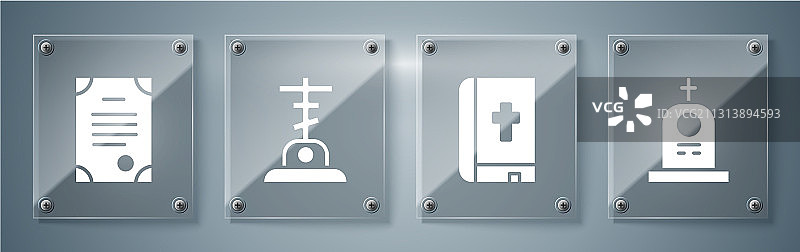 带墓碑圣经书本的坟墓素材图片素材