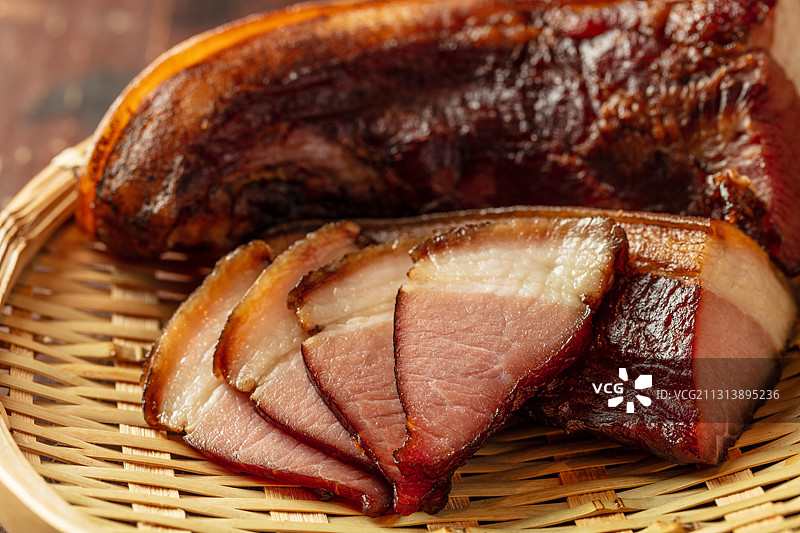 年味食品四川腊肉熏肉高清图图片素材