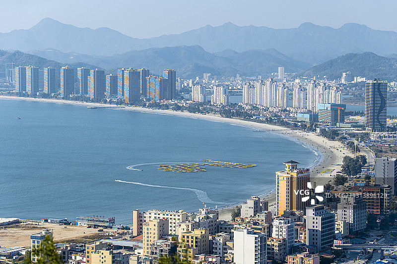 广东惠州双月湾图片素材