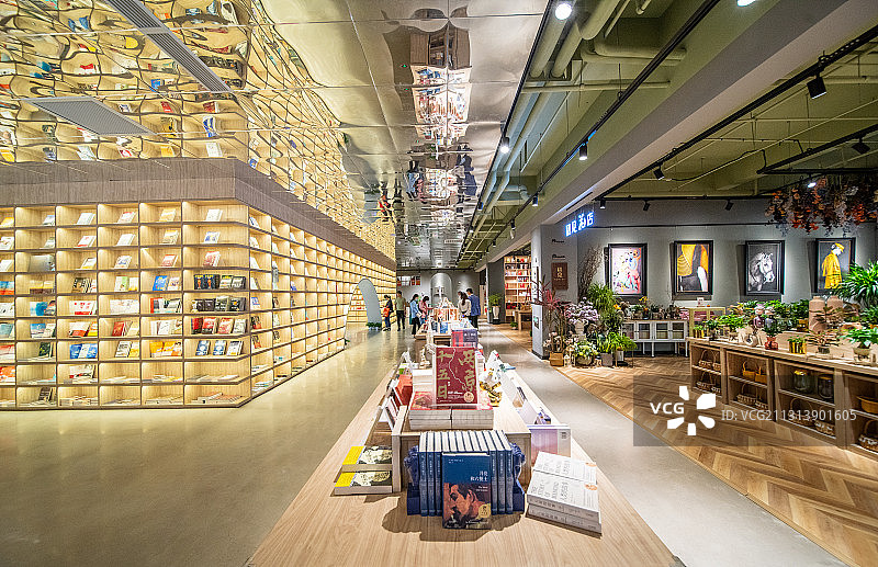 江苏省宿迁市最美书店-宿城过去的记忆，八角楼书店图片素材