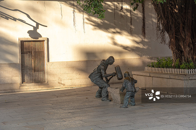 福州三坊七巷景区，临近春节，元宵节图片素材