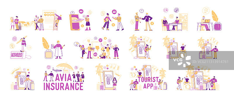 男女角色购买保险套装图片素材