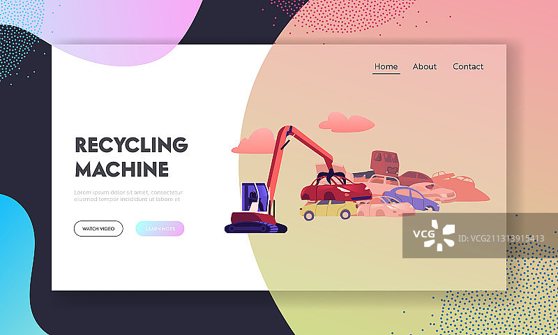 废金属利用与回收行业图片素材