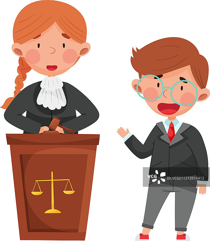 快乐的男孩和女孩角色扮演警察图片素材