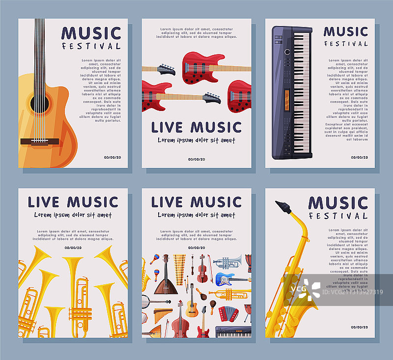 现场音乐节banner模板图片素材