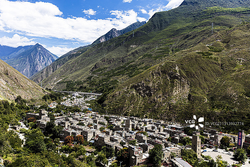 桃坪羌寨图片素材