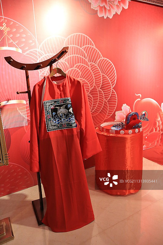 中国古代科举考试状元服图片素材