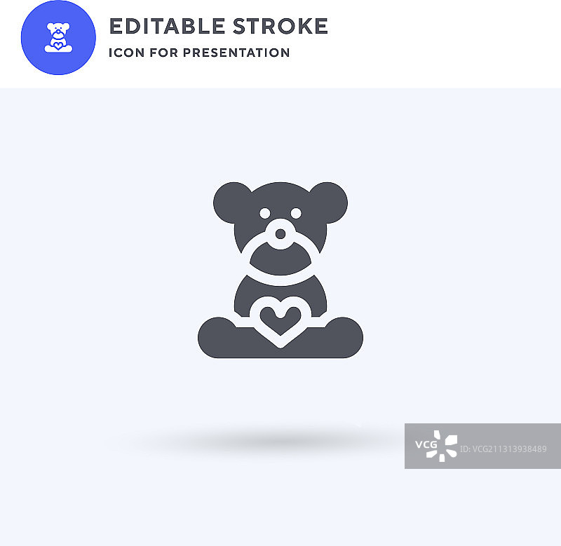 泰迪熊图标图片素材