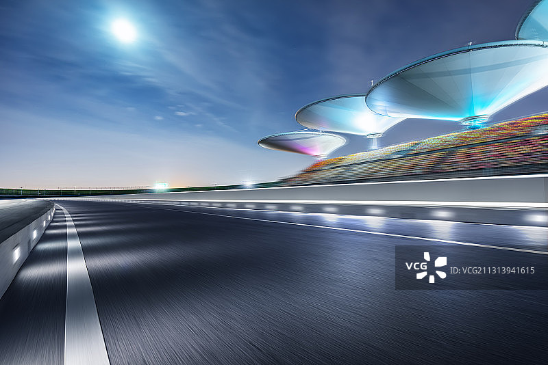 上海F1赛车场赛道图片素材