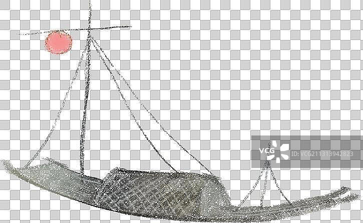 渔船元素图片素材