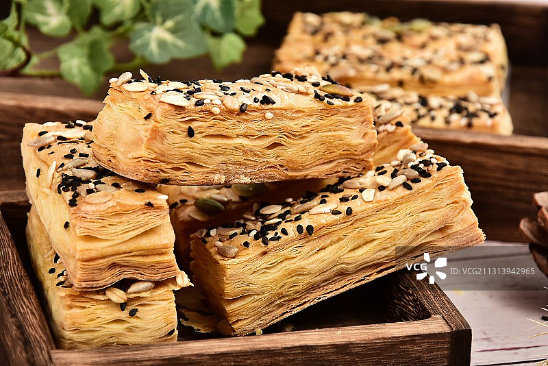 千层酥图片素材