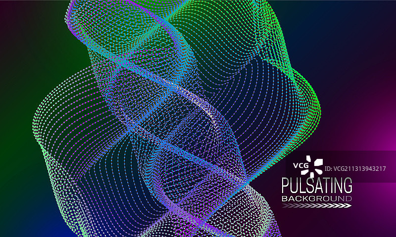 未来科技感脉冲背景设计图片素材