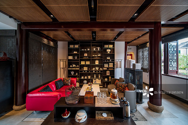 江苏省苏州市黎里古镇，历经千年依旧保存完好的江南水乡图片素材