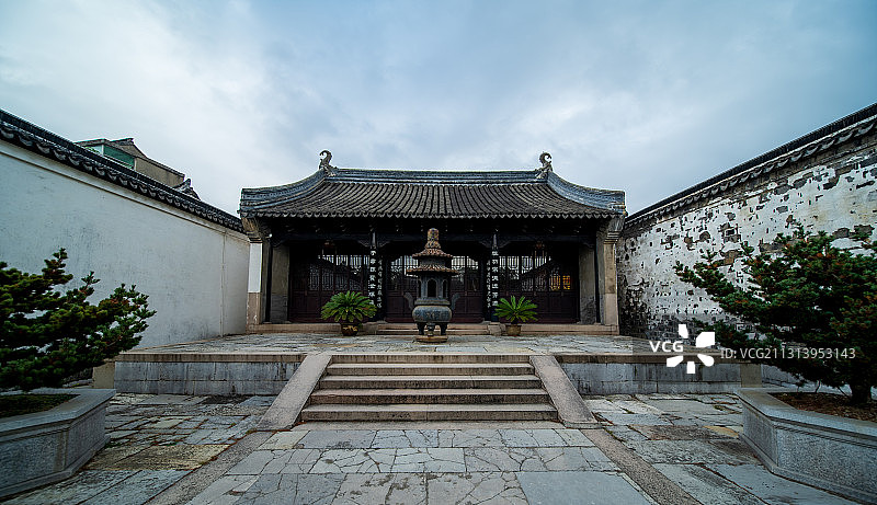 江苏省苏州市黎里古镇，历经千年依旧保存完好的江南水乡图片素材