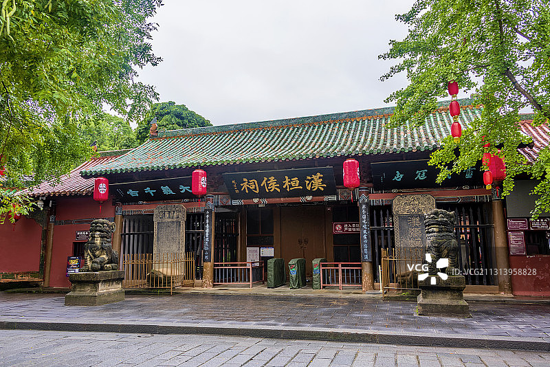 中国四川南充阆中古城汉桓侯祠图片素材