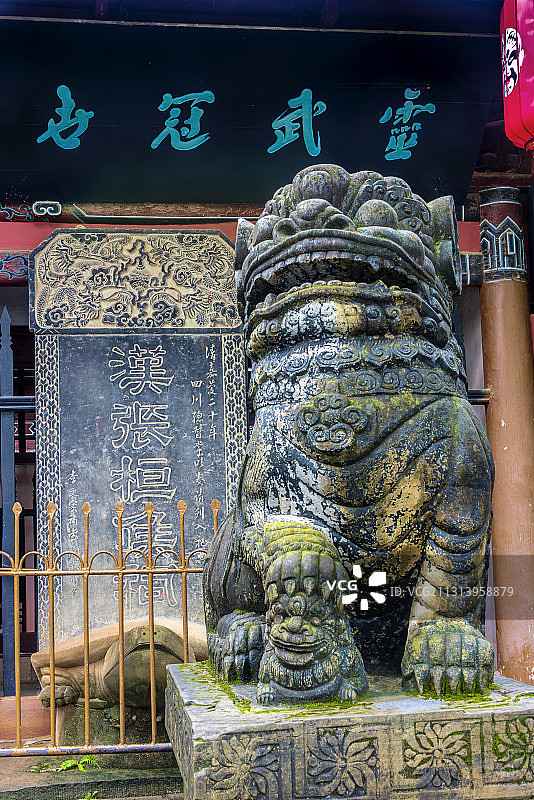 中国四川南充阆中古城汉桓侯祠图片素材