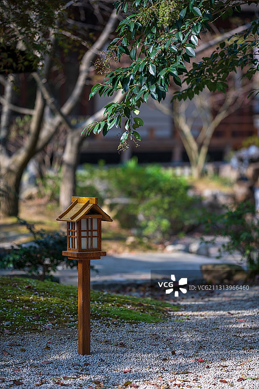 江苏省无锡市拈花湾风景区-太湖边古朴悠然的禅意小镇图片素材